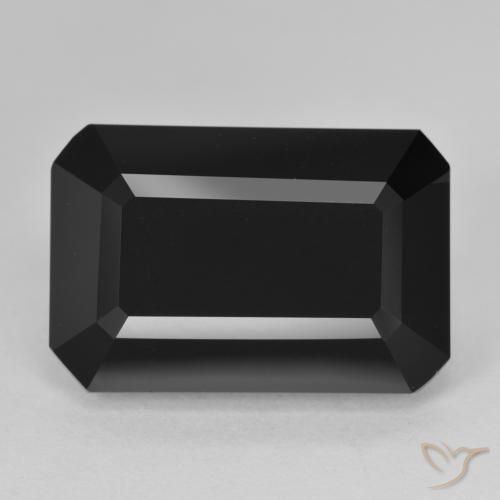 17.95ct طبيعي شورل تورمالين, قص الزمرد, غير شفاف