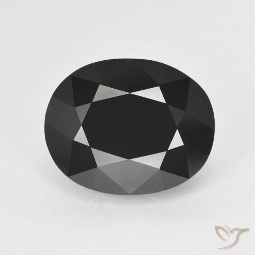 6.23ct طبيعي شورل تورمالين, بيضوي, غير شفاف