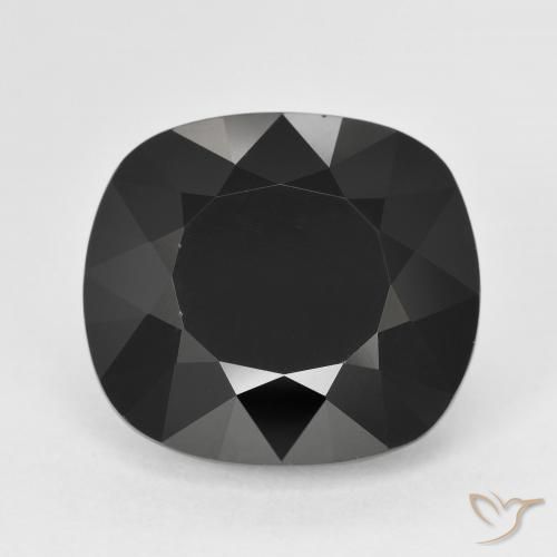 13.87ct طبيعي شورل تورمالين, وسادة, غير شفاف