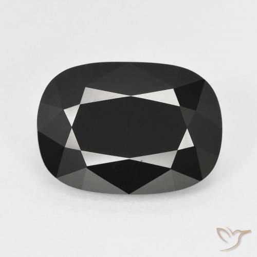 7.52ct طبيعي شورل تورمالين, وسادة, غير شفاف