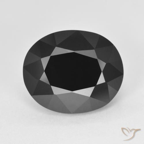 7.36ct طبيعي شورل تورمالين, بيضوي, غير شفاف