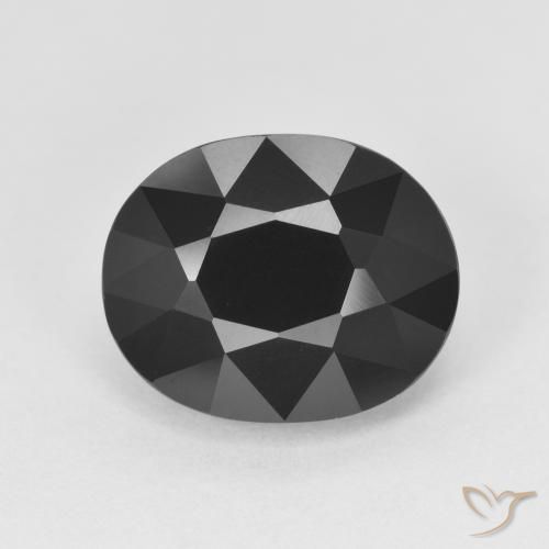 5.80ct طبيعي شورل تورمالين, بيضوي, غير شفاف