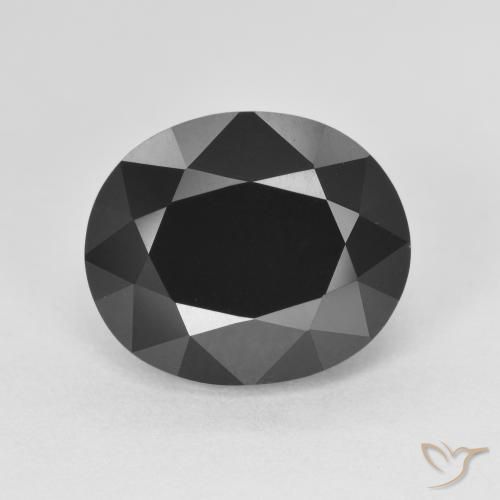 6.23ct طبيعي شورل تورمالين, بيضوي, غير شفاف