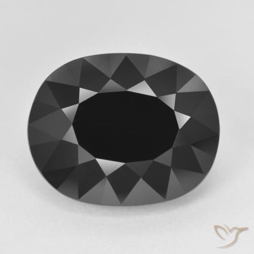 11.68ct طبيعي شورل تورمالين, بيضوي, غير شفاف