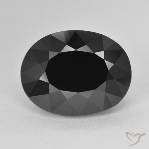11.12ct طبيعي شورل تورمالين, بيضوي, غير شفاف
