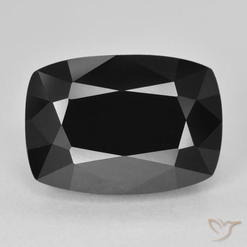 11.42ct طبيعي شورل تورمالين, وسادة, غير شفاف