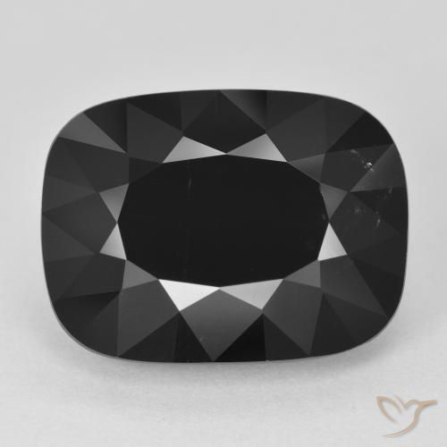 12.55ct طبيعي شورل تورمالين, وسادة, غير شفاف
