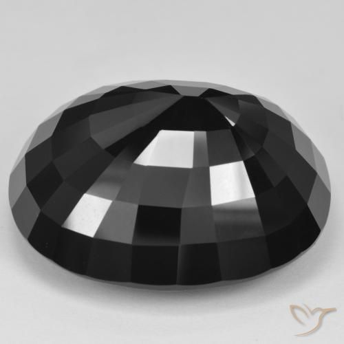 تورمالين شورل طبيعي، قطع وسادة، 91.06 قيراط، غير شفاف