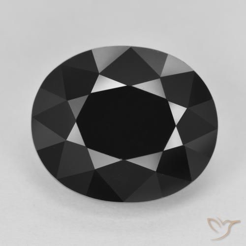 12.65ct طبيعي شورل تورمالين, بيضوي, غير شفاف