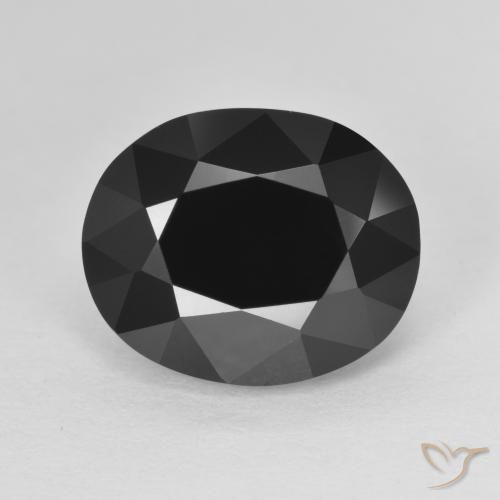 6.64ct طبيعي شورل تورمالين, بيضوي, غير شفاف