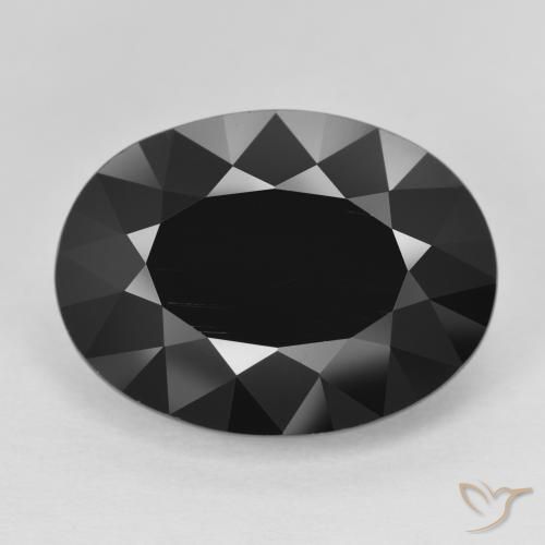 11.42ct طبيعي شورل تورمالين, بيضوي, غير شفاف