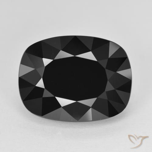 11.72ct طبيعي شورل تورمالين, وسادة, غير شفاف