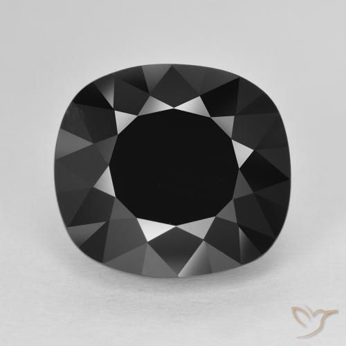 9.78ct طبيعي شورل تورمالين, وسادة, غير شفاف