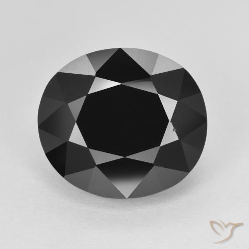 8.68ct طبيعي شورل تورمالين, بيضوي, غير شفاف