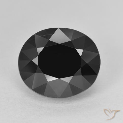 6.75ct طبيعي شورل تورمالين, بيضوي, غير شفاف