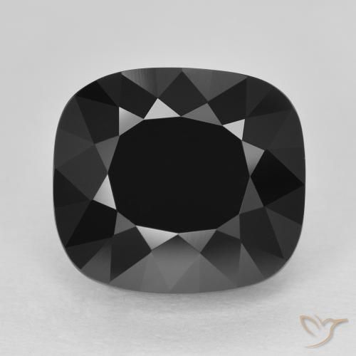 9.04ct طبيعي شورل تورمالين, وسادة, غير شفاف