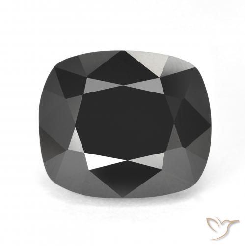 12.28ct طبيعي شورل تورمالين, وسادة, غير شفاف