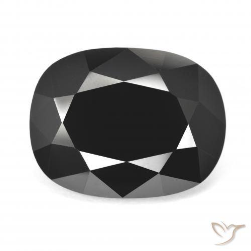 20.56ct طبيعي شورل تورمالين, وسادة, غير شفاف