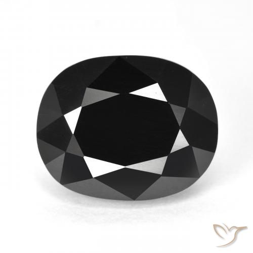 10.90ct طبيعي شورل تورمالين, بيضوي, غير شفاف