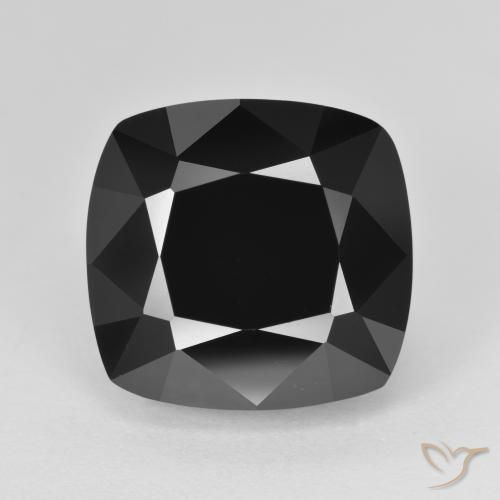 17.86ct طبيعي شورل تورمالين, وسادة, غير شفاف