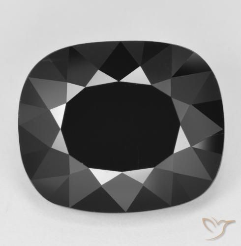 9.83ct طبيعي شورل تورمالين, وسادة, غير شفاف