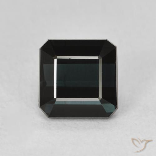 1.81ct طبيعي أزرق غامق تورمالين, قص الزمرد, VVS-VS