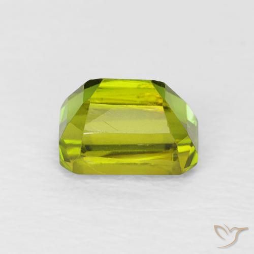 تورمالين Medium Light-Green طبيعي، ثمانى / قصة زمرد، 0.71 قيراط، VVS