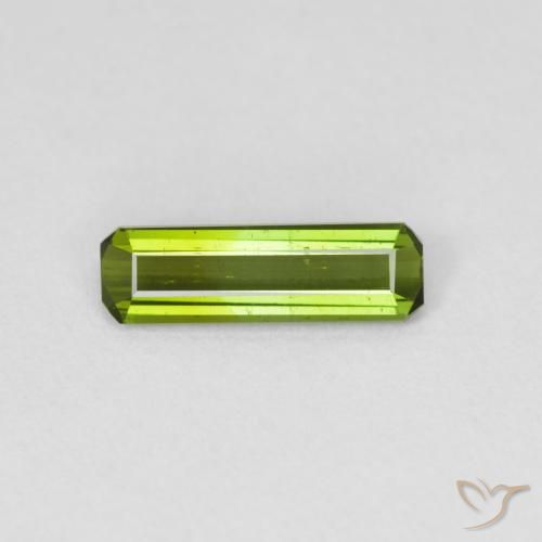 0.83ct طبيعي أخضر الغابات تورمالين, قص الزمرد, VVS-VS