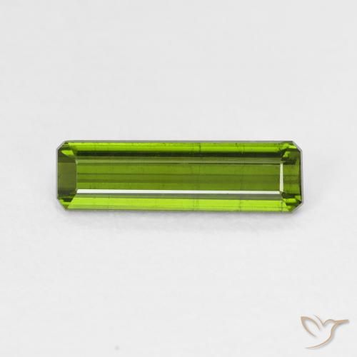1.33ct طبيعي أخضر الغابات تورمالين, قص الزمرد, VVS-VS
