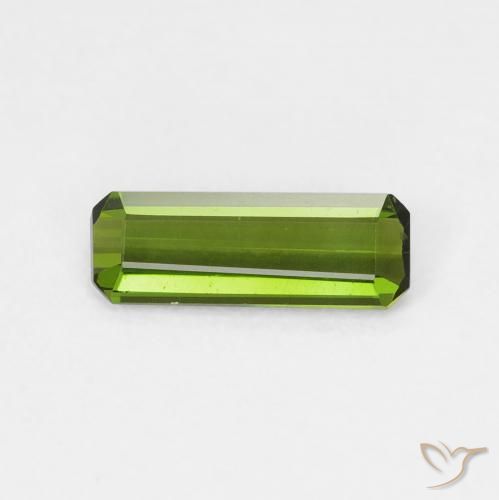 0.67ct طبيعي أخضر الغابات تورمالين, قص الزمرد, VVS