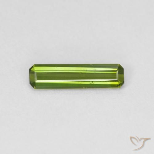 0.69ct طبيعي أخضر الغابات تورمالين, قص الزمرد, VVS-VS