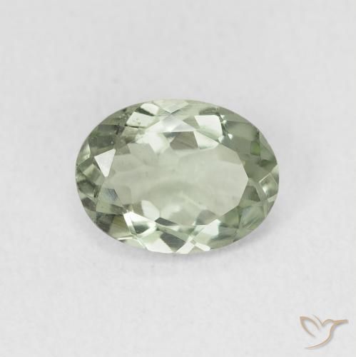 1.32ct طبيعي أخضر الغابة فاتح تورمالين, بيضوي, قليلا جدا