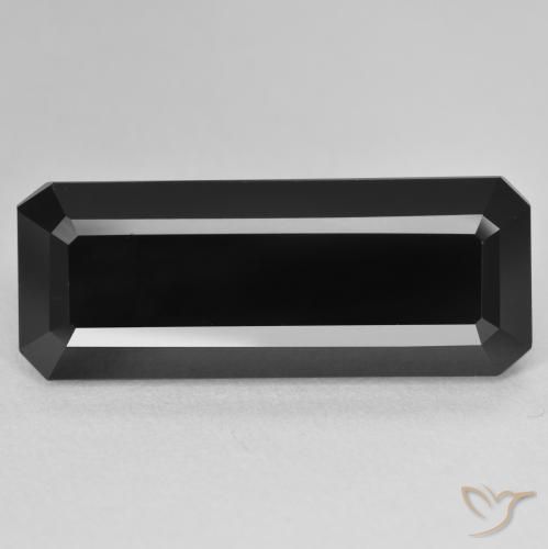 18.12ct طبيعي شورل تورمالين, قص الزمرد, غير شفاف