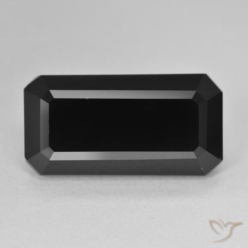 13.27ct طبيعي شورل تورمالين, قص الزمرد, غير شفاف