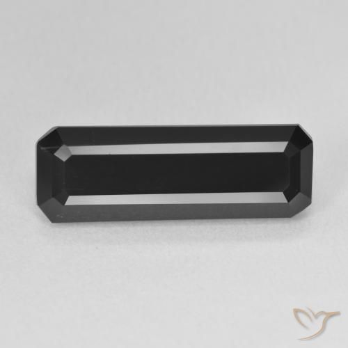 7.20ct طبيعي شورل تورمالين, ثمانى / قصة زمرد, غير شفاف, Photo A