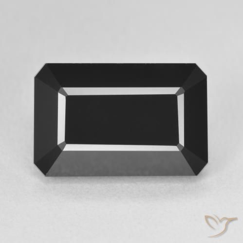 9.48ct طبيعي شورل تورمالين, قص الزمرد, غير شفاف