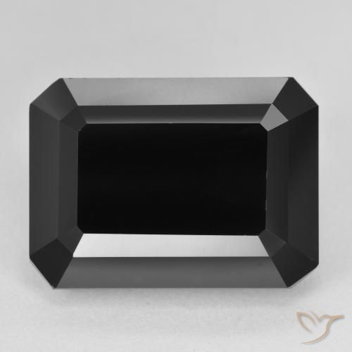 25.94ct طبيعي شورل تورمالين, قص الزمرد, غير شفاف