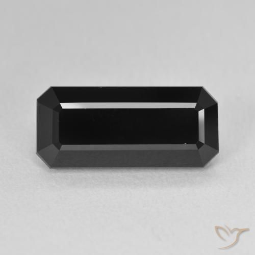 4.79ct طبيعي شورل تورمالين, قص الزمرد, غير شفاف