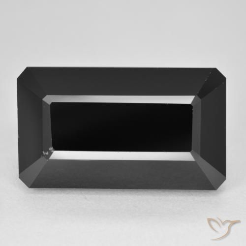 23.38ct طبيعي شورل تورمالين, قص الزمرد, غير شفاف