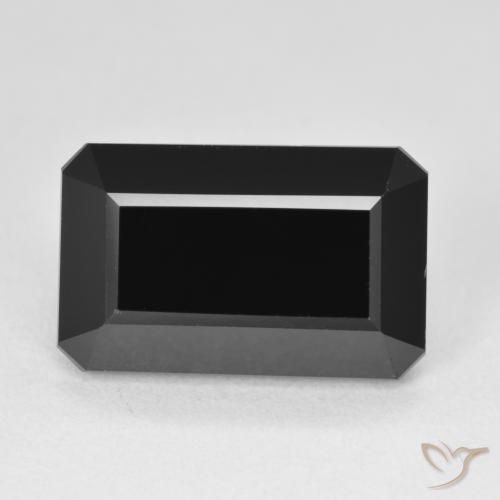 9.61ct طبيعي شورل تورمالين, قص الزمرد, غير شفاف
