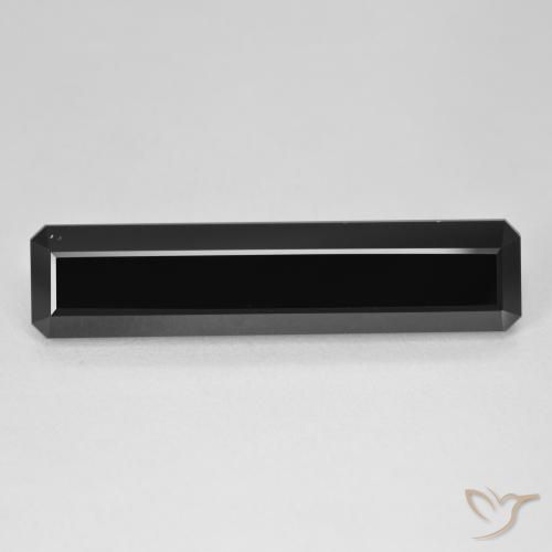 15.23ct طبيعي شورل تورمالين, قص الزمرد, غير شفاف