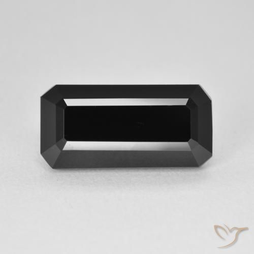 5.15ct طبيعي شورل تورمالين, قص الزمرد, غير شفاف