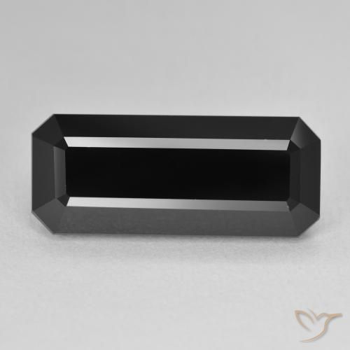 10.94ct طبيعي شورل تورمالين, قص الزمرد, غير شفاف