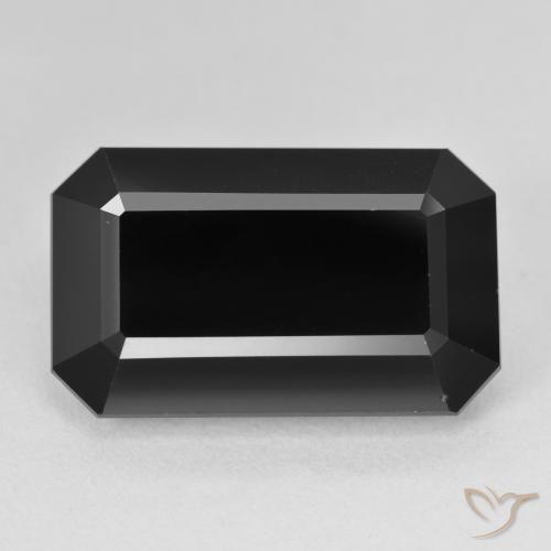 18.21ct طبيعي شورل تورمالين, قص الزمرد, غير شفاف