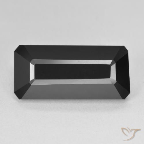 11.34ct طبيعي شورل تورمالين, قص الزمرد, غير شفاف