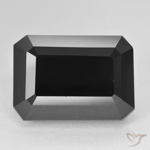 25.38ct طبيعي شورل تورمالين, قص الزمرد, غير شفاف