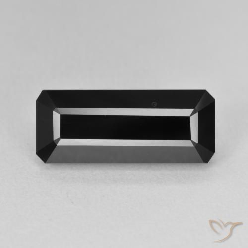 6.85ct طبيعي شورل تورمالين, قص الزمرد, غير شفاف