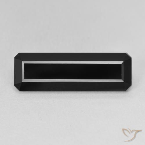 5.71ct طبيعي شورل تورمالين, قص الزمرد, غير شفاف