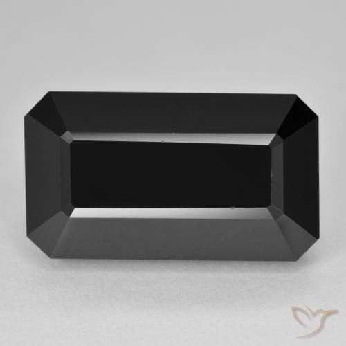 23.44ct طبيعي شورل تورمالين, قص الزمرد, غير شفاف