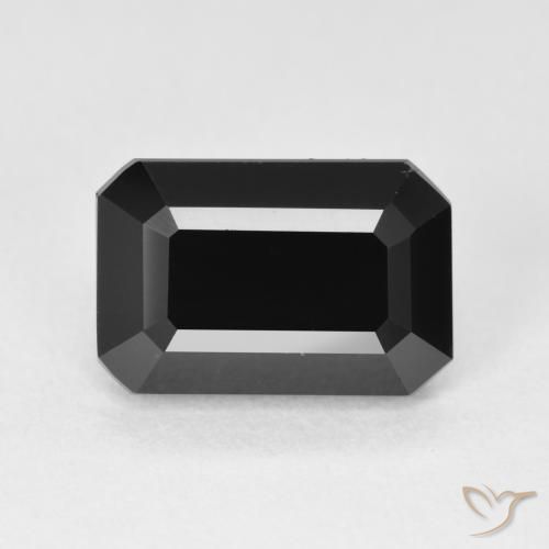 4.42ct طبيعي شورل تورمالين, قص الزمرد, غير شفاف